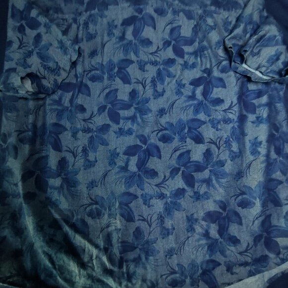 True Nation Men's Floral Shirt 2XLT Tropical Hawaiian‎ 100% Cotton - Picture 4 of 6